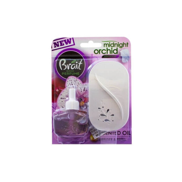 Brait Elektriskais gaisa atsvaidzinātājs Midnight Orchid 20ml | Regulējams intensitāte, ilgstošs aromāts