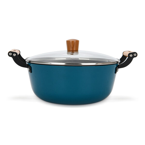 Fissman Vieglā čuguna katls SEAGREEN | 28 cm / 6 L, Ar nepiedegošu pārklājumu
