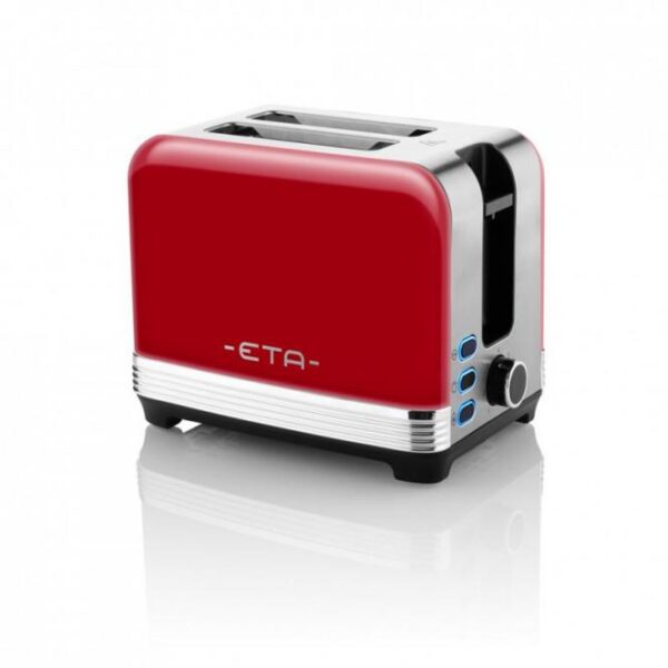 Retro stila тостерс ETA STORIO | Sarkanā krāsā, 2 šķēlēm