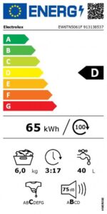 Veļas mašīna ar augšējo ielādi Electrolux | 6 kg, SensiCare - Image 5