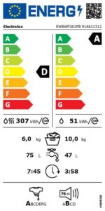 Veļas mazgājamā mašīna ar žāvētāju Electrolux 8000 UltraCare | 10/6 kg, ar tvaiku - Image 6