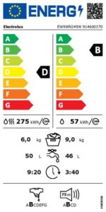 Veļas mazgājamā mašīna ar žāvētāju Electrolux 9000 | Ar siltumsūkni, 9/6 kg - Image 2