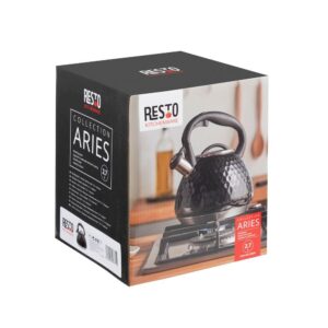 Resto Švilpiantis virdulys 90606, 2.7 L | Nerūdijančio plieno, Tinka indukcijai