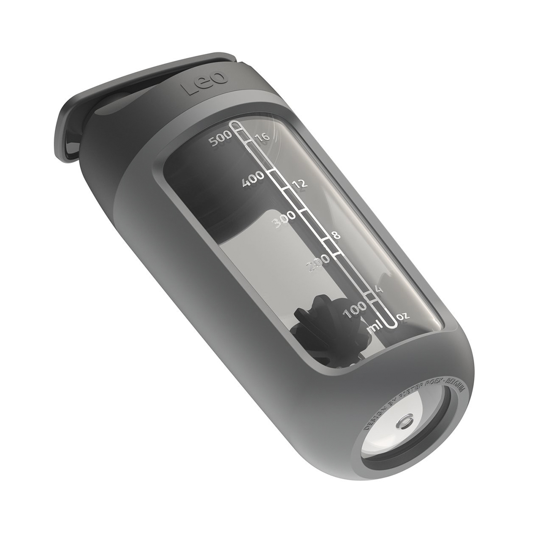 gertuve-seikeris-berghoff-3950227 BergHOFF Kratītājs LEO 500 ml | Kokteiļiem un proteīniem | Pelēks - Image 2