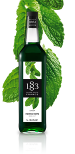 1883 MAISON ROUTIN Sirupas "Green Mint" | 1 L, Prancūziškas (Kopija) - Image 2