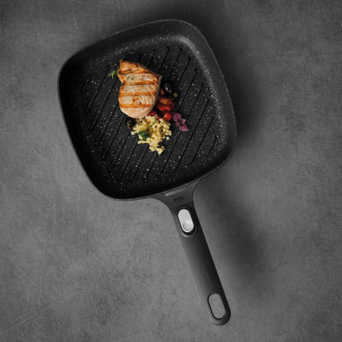 BergHOFF Grillpanna GEM 28 cm ar Noņemamu Rokturi | Ģimenes izmēra cepšanai - Image 7