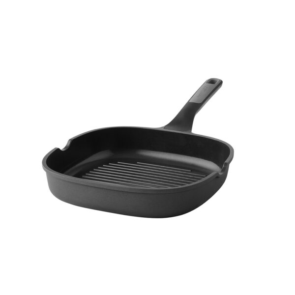BergHOFF Grilēšanas panna Stone Plus 26 cm CeraGreen pārklājums | Pārstrādāts alumīnijs, piemērota cepeškrāsnij