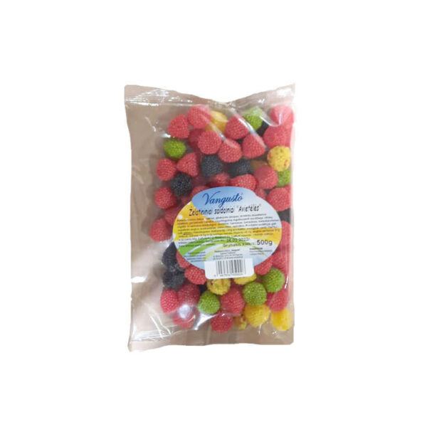 VANGUSTO Gumijas Konfektes Avenes 500 g | Intensīva Ogu Garša, Vasarīga Enerģija