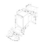 Zem galda virsmas iebūvējams ledusskapis Candy | 82 cm, 135 L, ar ventilatoru - Image 6