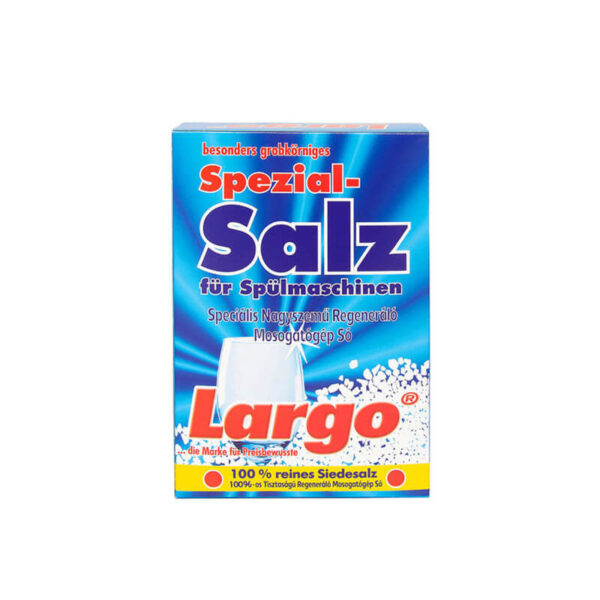 LARGO trauku mazgāšanas sāls, 1.2kg | Aizsardzība pret kaļķakmeni