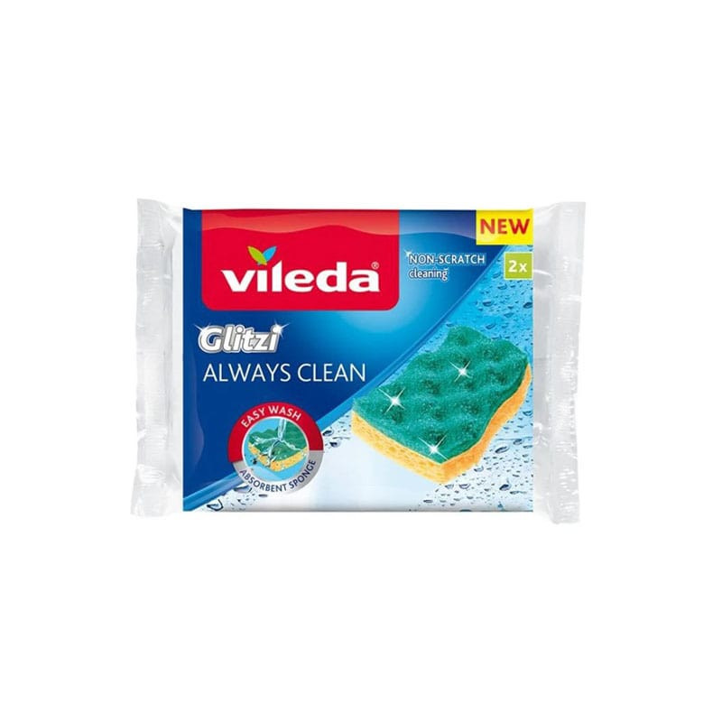 kempine-vileda-pur-active-2vnt VILEDA Pur Active Sūkļi 2 gab. | Noņem netīrumus, nesabojājot virsmu - Image 1