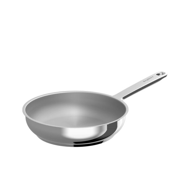 BergHOFF Nerūsējošā tērauda panna Helix, 24 cm | Pārstrādāts tērauds, piemērota indukcijai