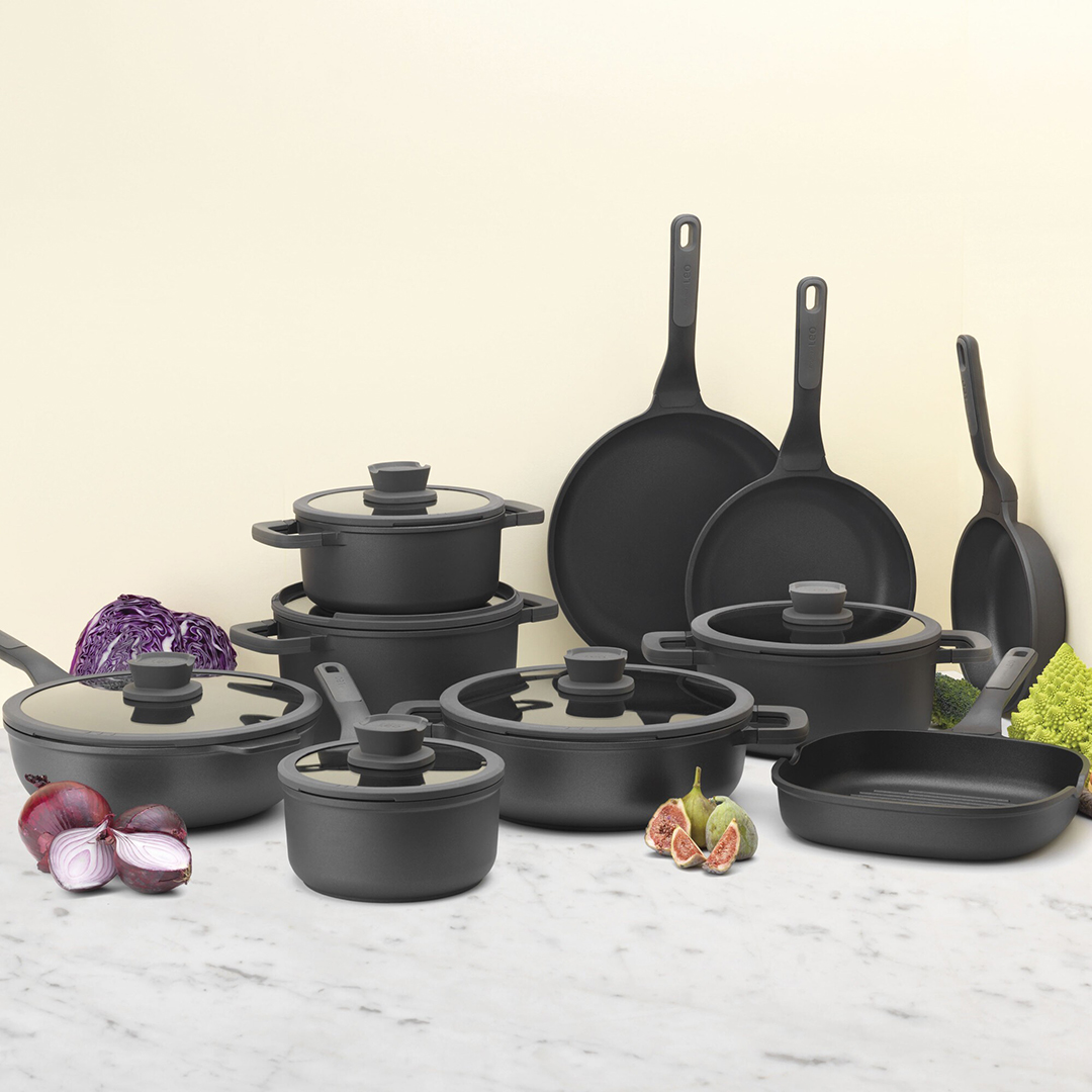 keptuve-stone-plus-20-cm-berghoff-3950586-2 BergHOFF Panna Stone Plus 24 cm CeraGreen pārklājums | Pārstrādāts alumīnijs, piemērota lietošanai cepeškrāsnī - Image 4