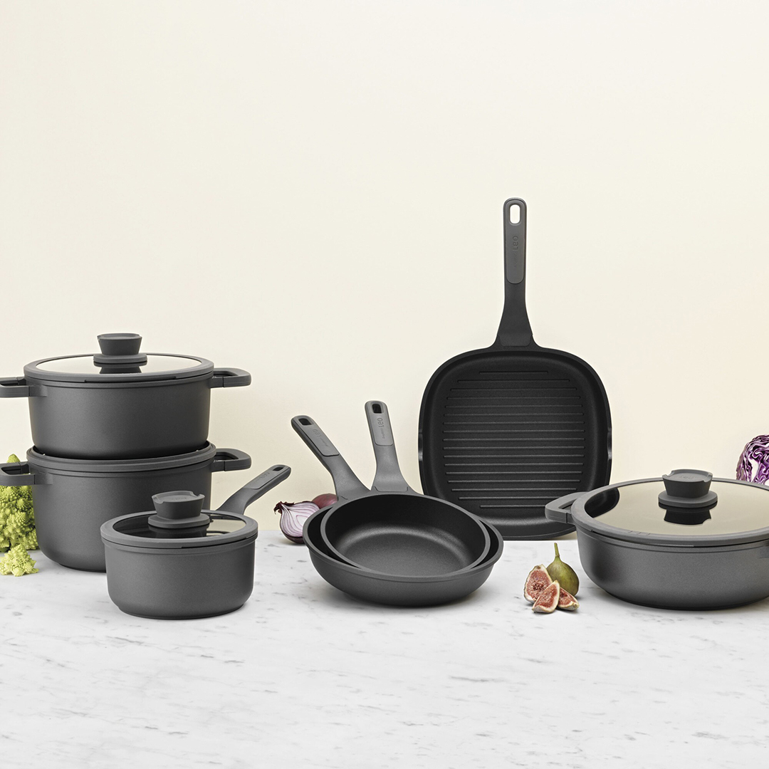 keptuve-stone-plus-20-cm-berghoff-3950586-3 BergHOFF Panna Stone Plus 24 cm CeraGreen pārklājums | Pārstrādāts alumīnijs, piemērota lietošanai cepeškrāsnī - Image 3