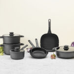 BergHOFF Panna Stone Plus 28 cm CeraGreen pārklājums | Pārstrādāts alumīnijs, piemērota lietošanai cepeškrāsnī - Image 4