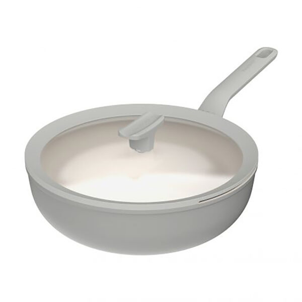 BergHOFF WOK panna ar vāku Balance Moonmist, 28 cm | CeraGreen pārklājums, pārstrādāts alumīnijs