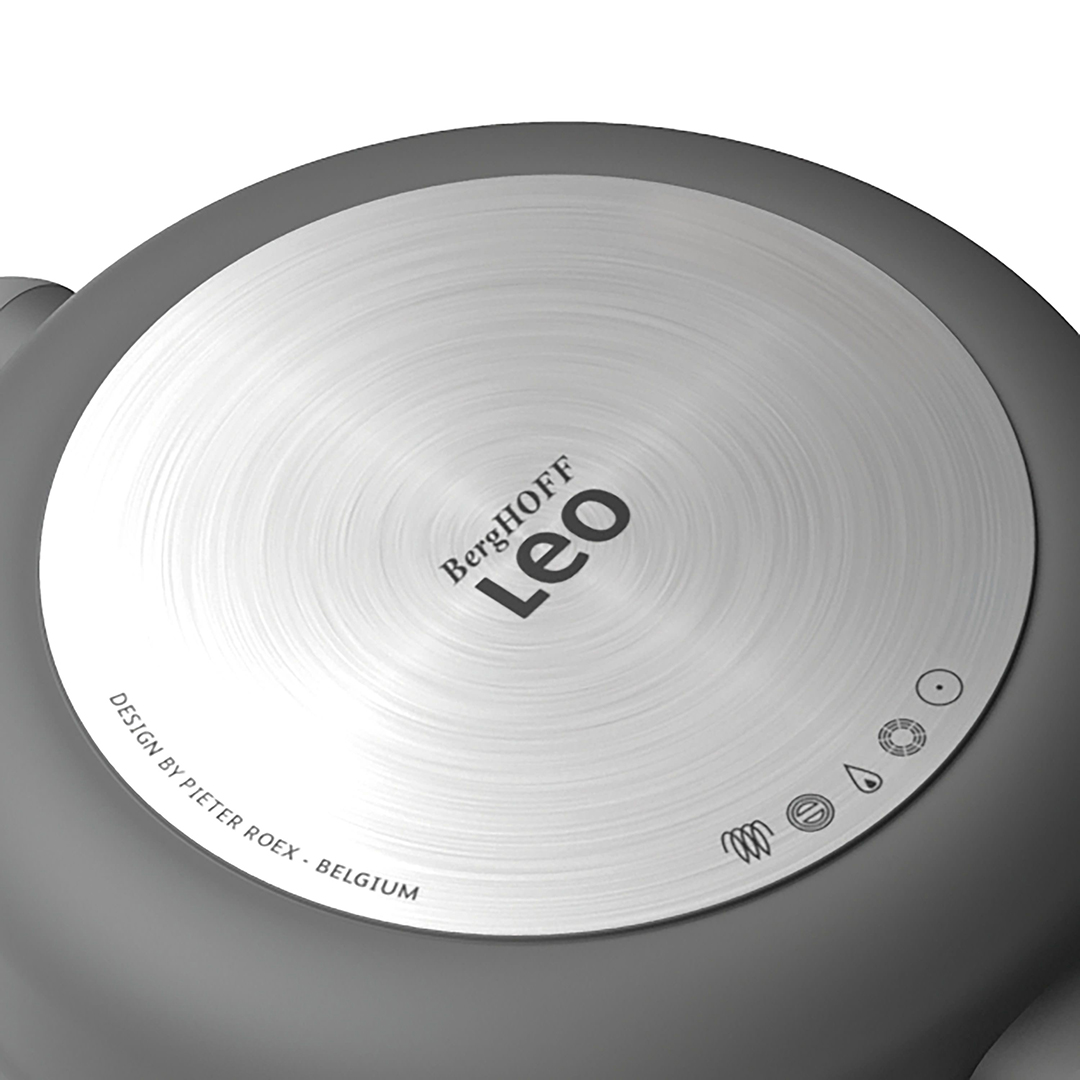 keptuve-wok-leo-24cm-3950178.2 BergHOFF LEO Wok Panna ar Vāku 24 cm | Liets Alumīnijs, Bez PFOA, Izliešanas Funkcija - Image 2