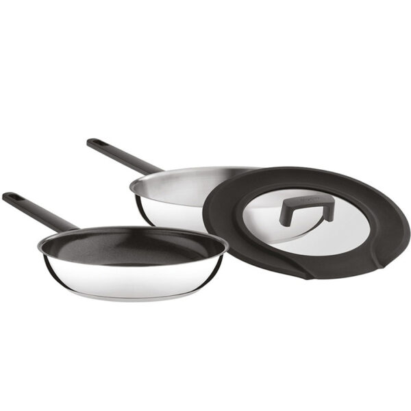 BergHOFF Katlu komplekts Ugonic Downdraft 3 daļas | Nerūsējošais tērauds, piemērots indukcijai