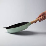 BergHOFF Čuguna Panna RON 26 cm ar Noņemamu Koka Rokturi | Zaļa - Image 3