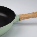 BergHOFF Čuguna Panna RON 26 cm ar Noņemamu Koka Rokturi | Zaļa - Image 4