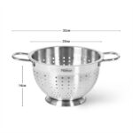 Fissman Nerūsējošā tērauda sietiņš | 24 cm, Ar pamatni - Image 2
