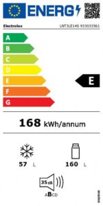 Iebūvējams ledusskapis Electrolux | 145 cm, LowFrost, Īpaši Kluss - Image 3