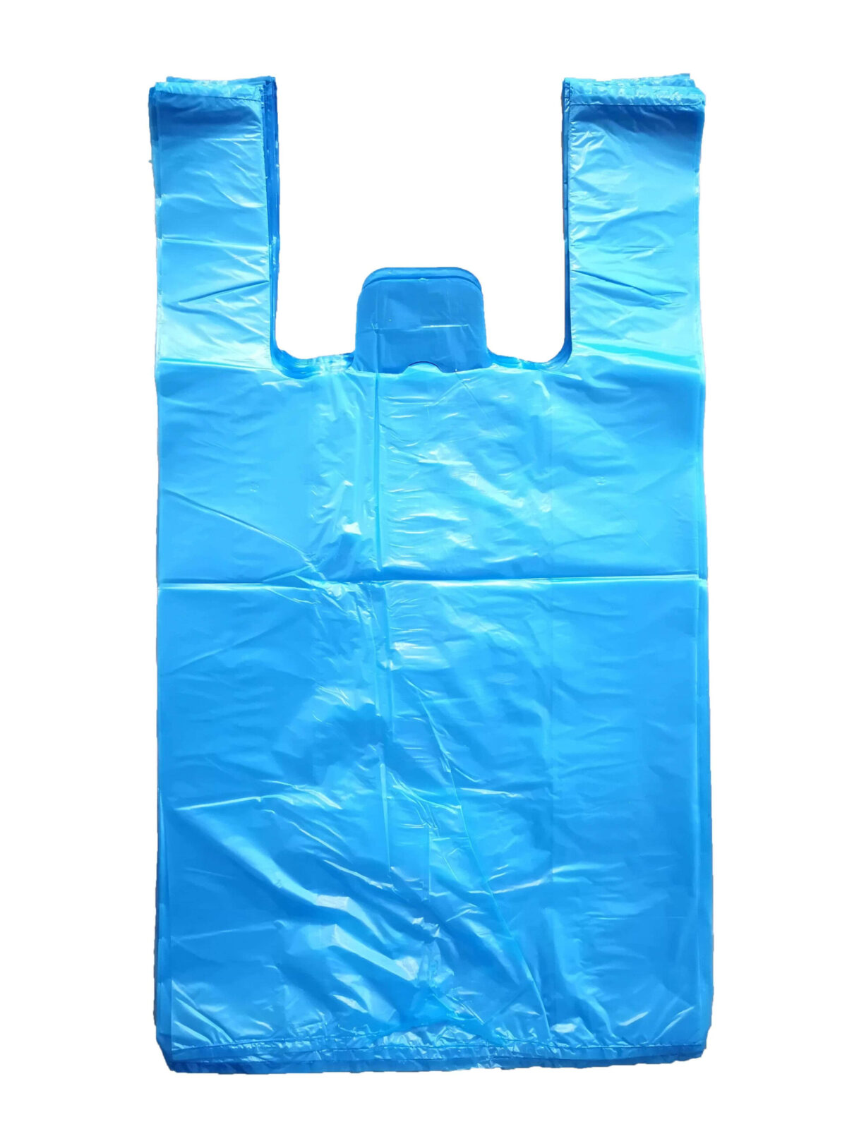 Iepirkumu maisiņi ar rokturiem 25x45 cm, 100 gab. | Izturīgi, HDPE - Image 1