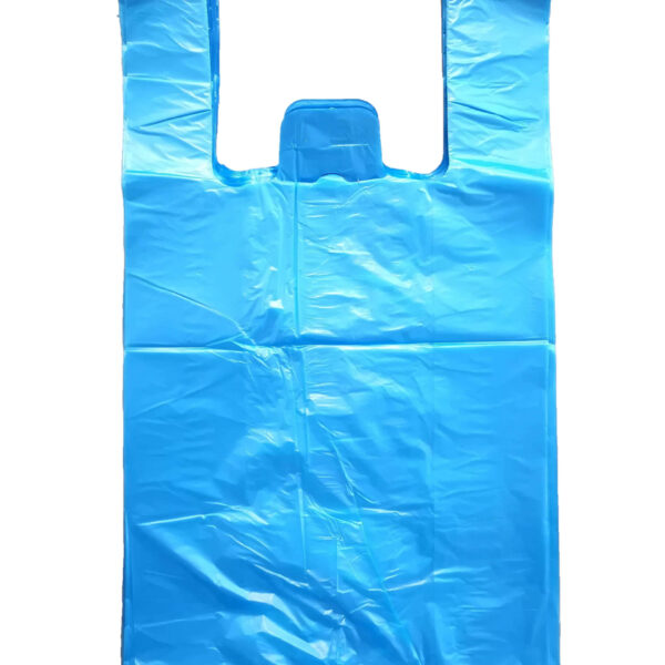 Iepirkumu maisiņi ar rokturiem 25x45 cm, 100 gab. | Izturīgi, HDPE
