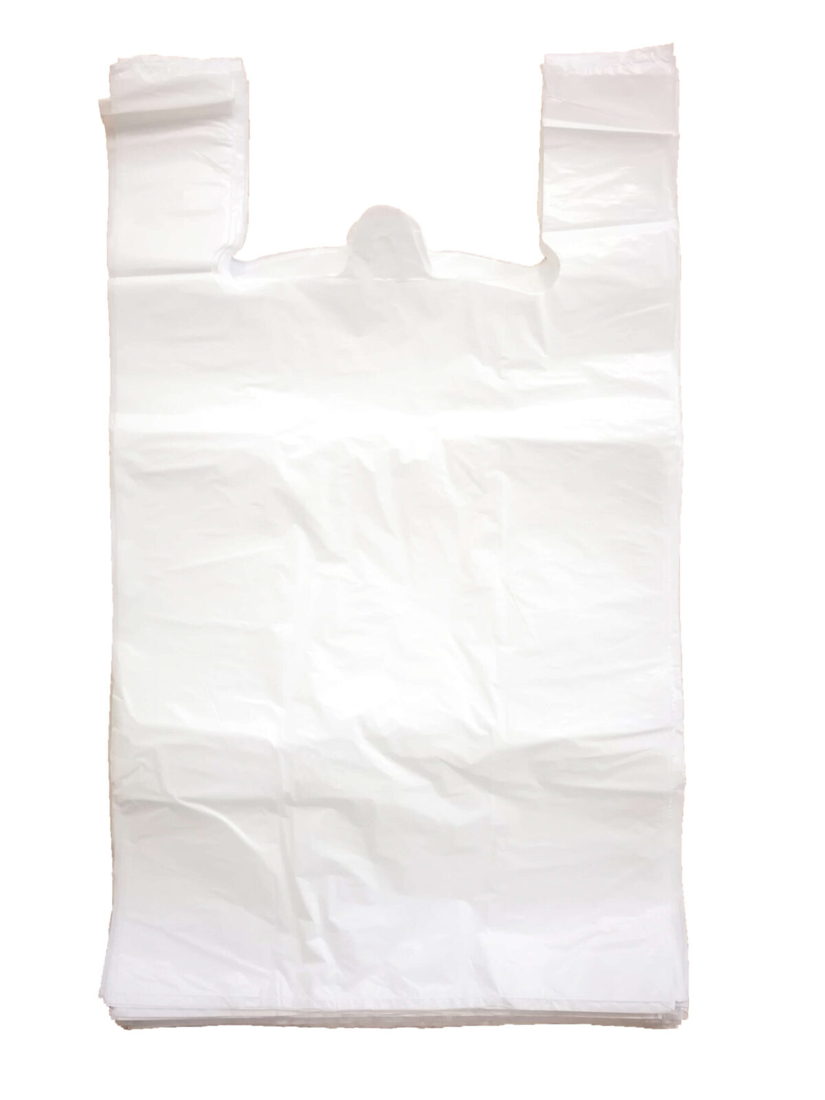 Īpaši izturīgi iepirkumu maisiņi ar rokturiem 30x55 cm, 100 gab. | 20 mikroni - Image 1