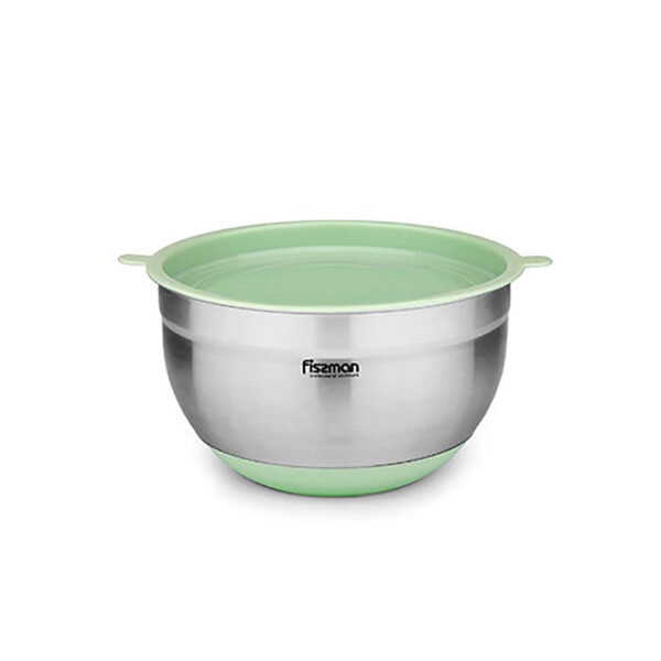 Fissman Maisīšanas bļoda ar vāku | 1.5 L / 16 cm, Neslīdoša pamatne