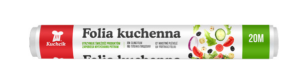 maistine-plevele-kuchcik-20m KUCHCIK Pārtikas Plēve 20 m | Caurspīdīga, Elastīga, Saglabā Svaigumu - Image 1