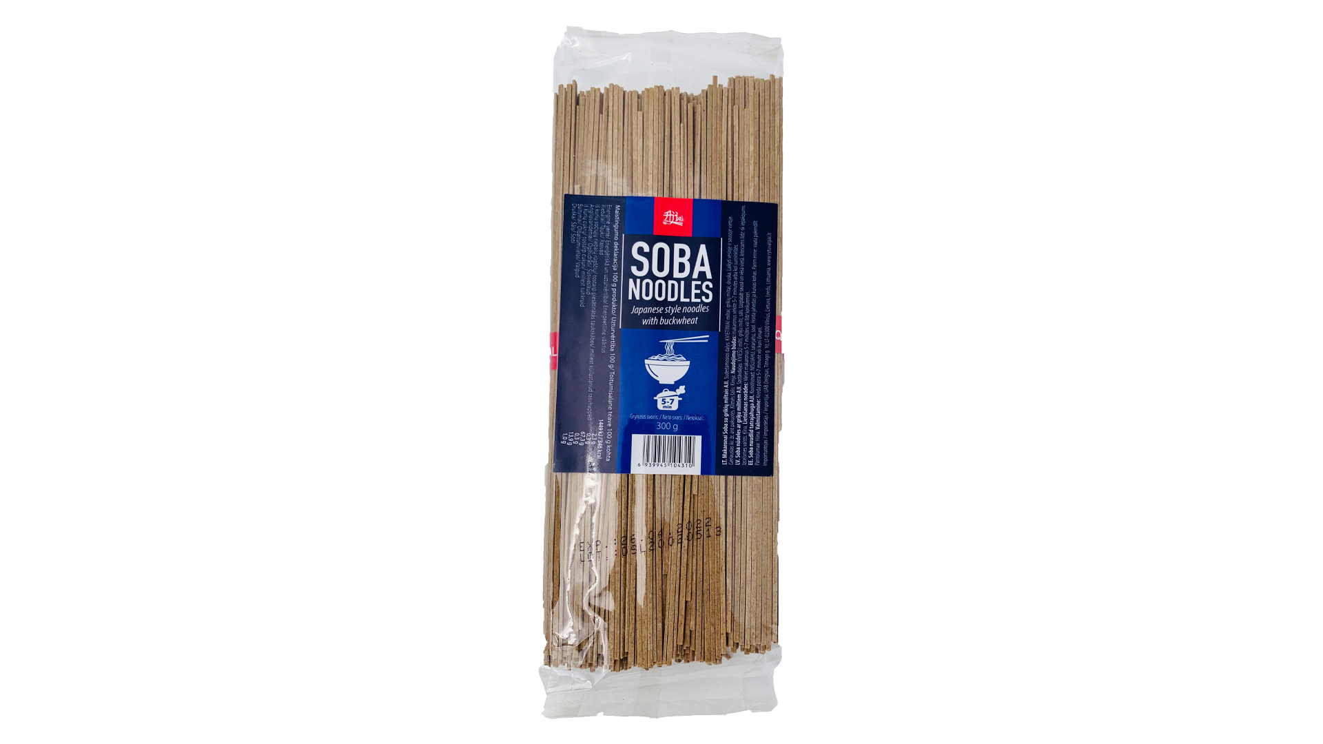 makaronai-soba-su-grikiu-miltais-aji-300g Soba makaroni ar griķu miltiem AJI, 300 g - Image 1
