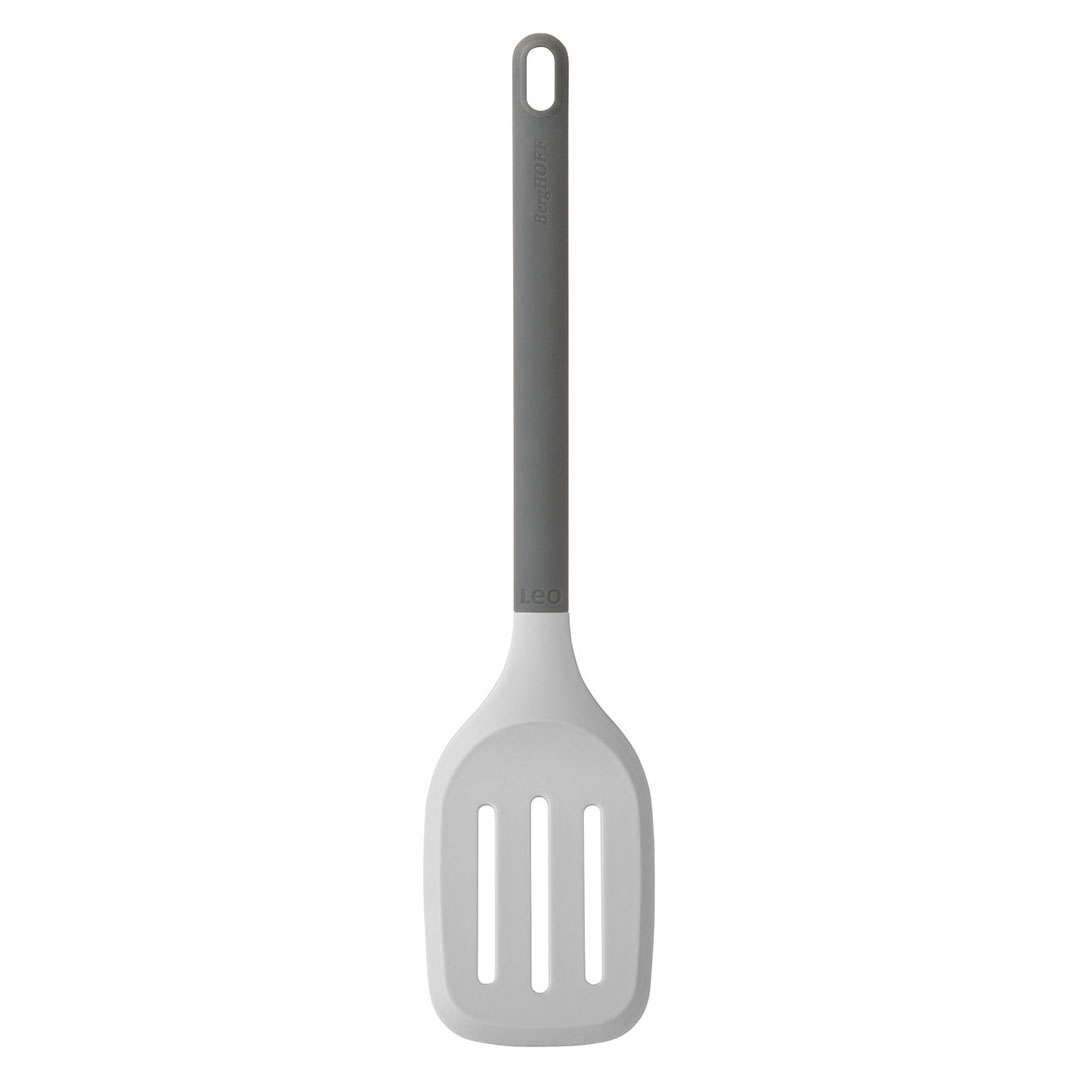 mentele-berghoff-3950155 BergHOFF Silikona Caurumu Lāpstiņa LEO 35 cm | Pelēka - Image 1