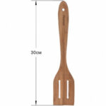 Fissman Bambusa lāpstiņa ar caurumiem | 30 cm - Image 2