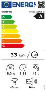 Viedā veļas mašīna Whirlpool W7 | A klase, īpaši klusa, ar tvaiku - Image 7
