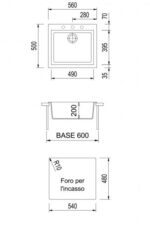 Akmens masas izlietne Plados-Telma Cube | Ar ARIAPURA, Balta - Image 2