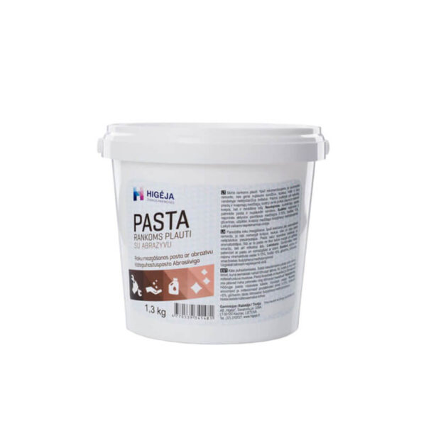 Roku mazgāšanas pasta HIGĒJA ar abrazīvu, 1.3kg | Stipriem netīrumiem