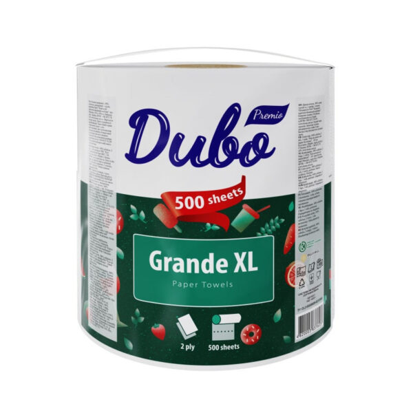 Papīra dvieļi Divo Grande XL, 500 lapiņas, 2 kārtasPapīra dvieļi Divo Grande XL, 500 lapiņas, 2 sl.