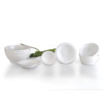 BergHOFF Porcelāna servēšanas bļoda Hotel Line, 20.5 cm | Balta, piemērota lietošanai cepeškrāsnī - Image 3