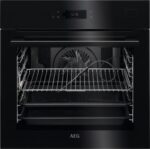 Viedā tvaika krāsns AEG 8000 SteamBoost | A++ klase, WiFi, melna