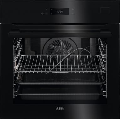 Viedā tvaika krāsns AEG 8000 SteamBoost | A++ klase, WiFi, melna