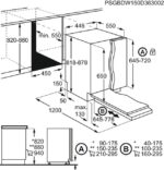 Šaura iebūvējama trauku mazgājamā mašīna AEG 7000 | 45 cm, SatelliteClean®, E klase - Image 3