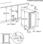 AEG Iebūvējams vīna ledusskapis AWUS020B5B | 30 cm, G klase - Image 6