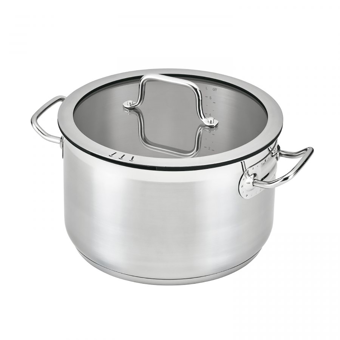 puodu-rinkinys-berghoff-1132008.1 BergHOFF Katlu komplekts Hotel Downdraft | 7 daļas, integrētiem tvaika nosūcējiem - Image 3