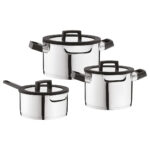 BergHOFF Katlu komplekts Uqonic Downdraft | 6 daļas, integrētiem tvaika nosūcējiem