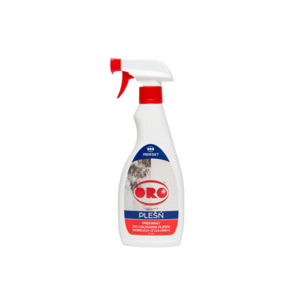 ORO 500ml hloru saturošs pelējuma tīrīšanas līdzeklis ORO Pelējuma tīrīšanas līdzeklis ar hloru, aerosols, 500ml | Efektīva iznīcināšana