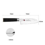 Fissman Japāņu Santoku nazis KENSEI KOJIRO | 14 cm, AUS-8 tērauds - Image 2