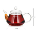Fissman Stikla tējkanna ar filtru | 1 L, Borosilikāta stikls - Image 8