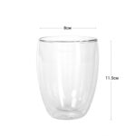 Fissman Dubultsienu stikla trauku komplekts ROMANO | 2 gab. x 300 ml - Image 4