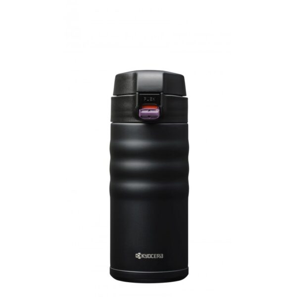 Kyocera Termopuodelis Flip Top | 350 ml, Juodas, Su keramine danga